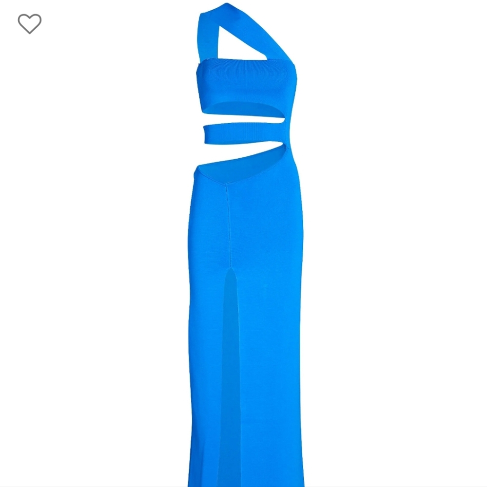 AUTEURMonroe One-Shoulder Bandage Maxi Dress